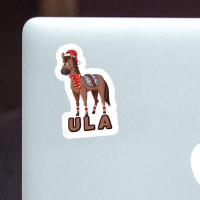 Ula Sticker Christmas Horse Gift package Image