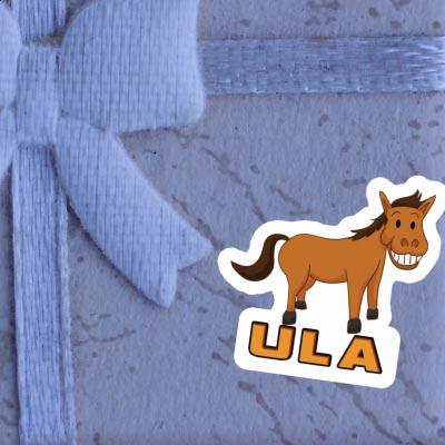 Sticker Ula Grinning Horse Image