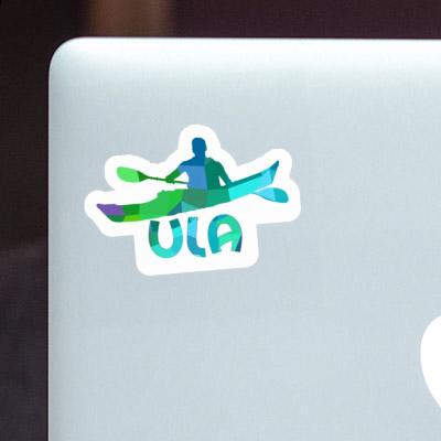 Ula Sticker Kayaker Notebook Image