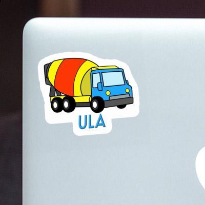 Ula Sticker Mixer Truck Laptop Image