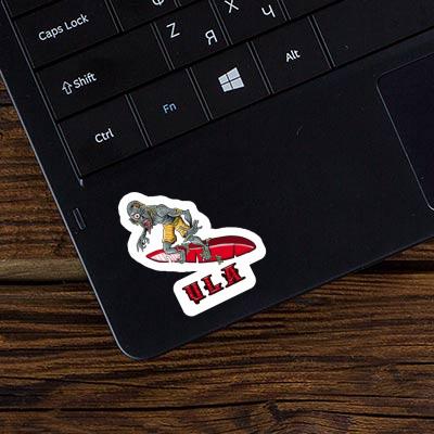 Ula Sticker Wellenreiter Laptop Image