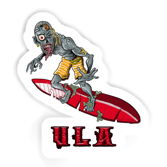 Ula Sticker Surfer Laptop Image