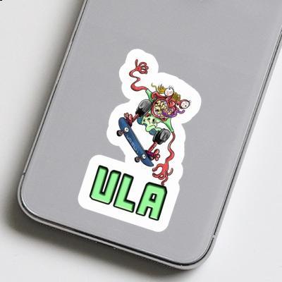 Sticker Skateboarder Ula Image