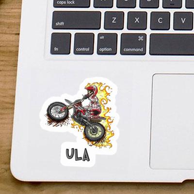 Sticker Ula Motocrossfahrer Laptop Image