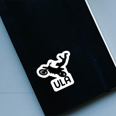 Sticker Ula Motocross-Fahrer Gift package Image