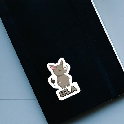 Sticker Ula Nashorn Notebook Image