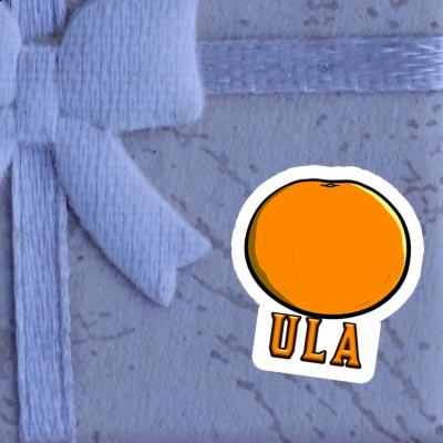 Ula Sticker Orange Gift package Image