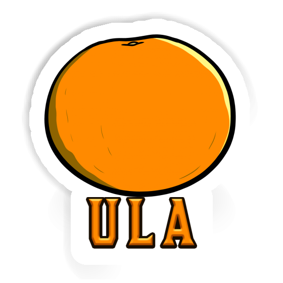 Orange Sticker Ula Image