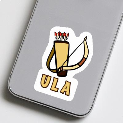 Pfeilbogen Sticker Ula Laptop Image