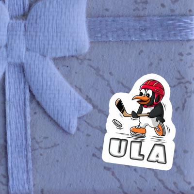 Sticker Ice Hockey Penguin Ula Laptop Image