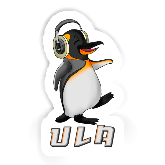 Ula Sticker Music Penguin Image