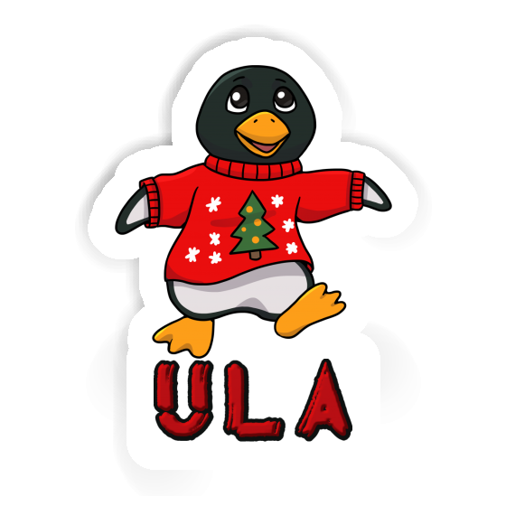 Sticker Ula Penguin Gift package Image