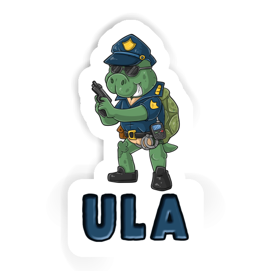 Aufkleber Polizist Ula Notebook Image