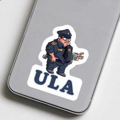 Sticker Ula Police Officer Notebook Image