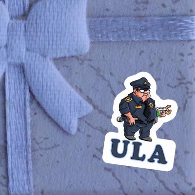 Sticker Ula Police Officer Notebook Image