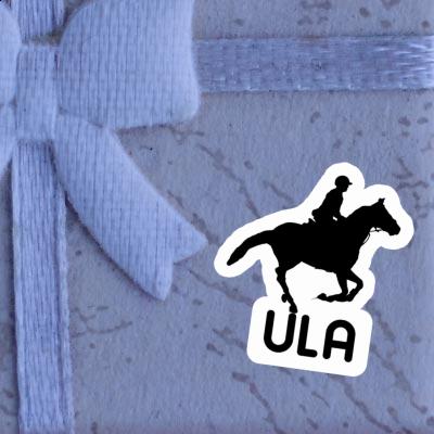 Sticker Ula Horse Rider Laptop Image