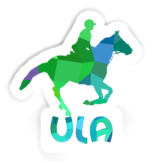 Sticker Horse Rider Ula Notebook Image