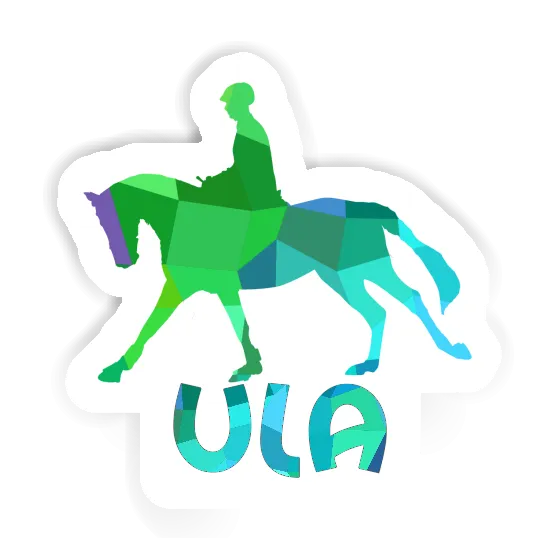 Sticker Ula Horse Rider Image