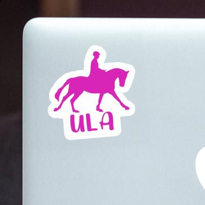 Sticker Ula Horse Rider Laptop Image