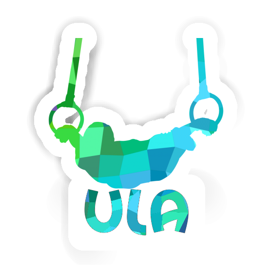 Ula Sticker Ring gymnast Laptop Image