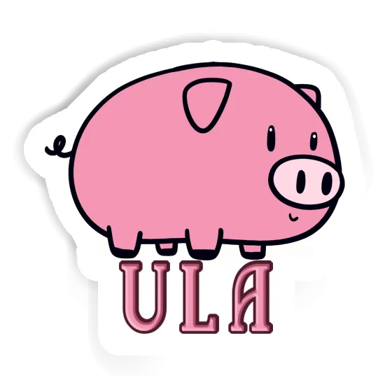 Sticker Ula Schwein Gift package Image