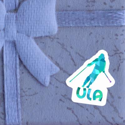 Ula Sticker Skier Image