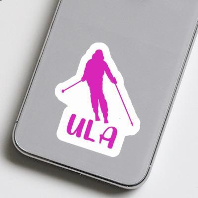 Ula Sticker Skier Image