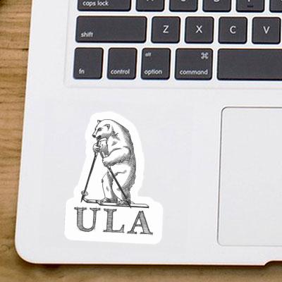 Sticker Ula Skier Notebook Image