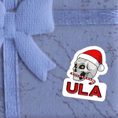 Sticker Christmas Skull Ula Notebook Image