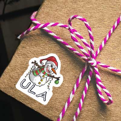 Schneemann Sticker Ula Gift package Image