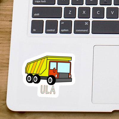 Sticker Dump Truck Ula Laptop Image