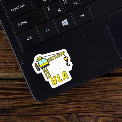 Ula Sticker Tower Crane Laptop Image