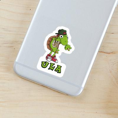 Sticker Ula Hip Hop Turtle Notebook Image