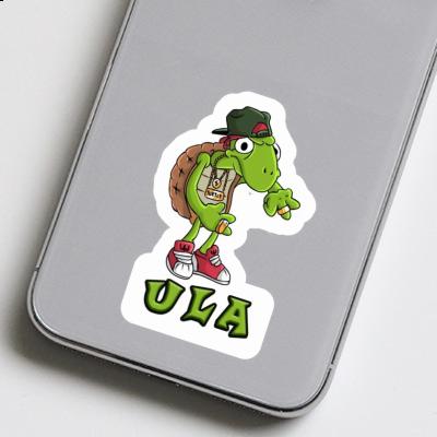 Sticker Ula Hip Hop Turtle Laptop Image