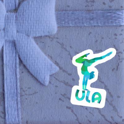 Yoga Woman Sticker Ula Notebook Image