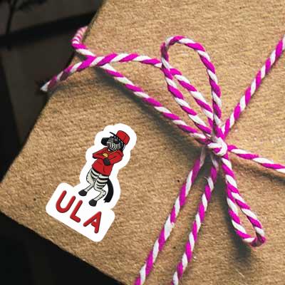 Ula Sticker Zebra Notebook Image