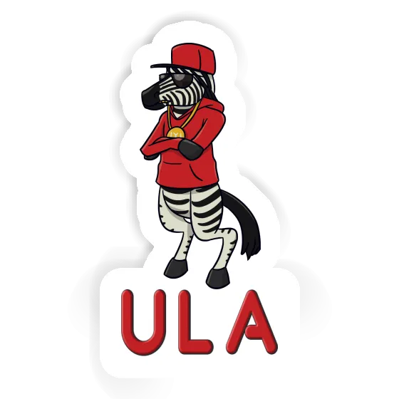 Ula Sticker Zebra Gift package Image