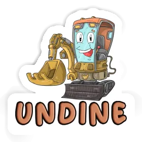 Undine Aufkleber Kleiner Bagger Image
