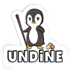 Aufkleber Undine Billardspieler Image