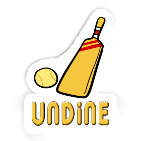 Sticker Cricket Bat Undine Image
