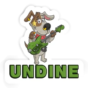 Undine Sticker Guitarist Image