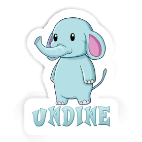 Undine Aufkleber Elefant Image