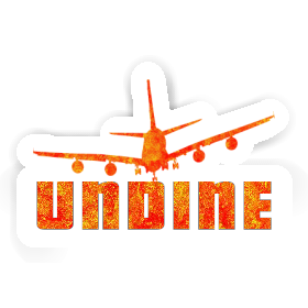 Sticker Undine Airplane Image