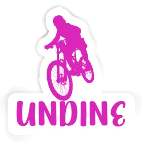 Autocollant Freeride Biker Undine Image