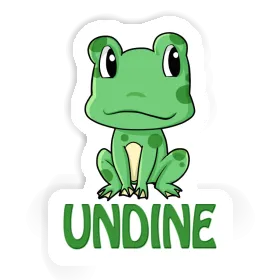 Aufkleber Undine Frosch Image