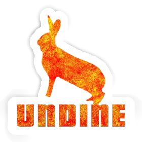 Rabbit Sticker Undine Image