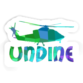 Sticker Helicopter Undine Image