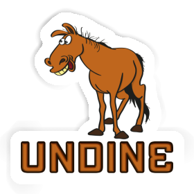 Undine Sticker Horse Image