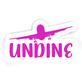 Sticker Airplane Undine Image