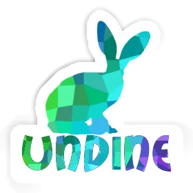 Sticker Rabbit Undine Image